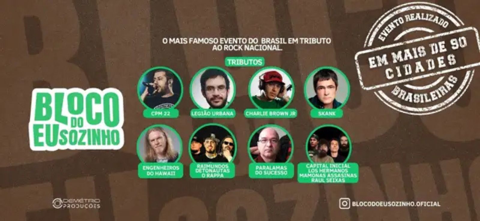 Banner divulgação do evento: Bloco do Eu Sozinho em Vitória da Conquista