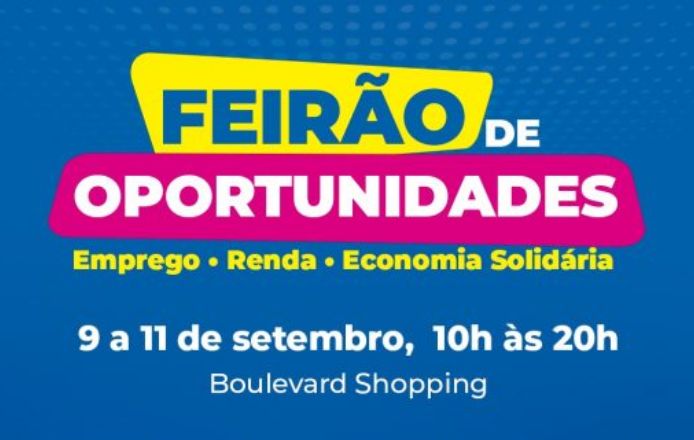 Feirão de Oportunidades em Vitória da Conquista recebe currículos no Boulevard Shopping