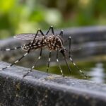Chikungunya em Vitória da Conquista aumenta, enquanto dengue recua. Imagem do mosquito transmissor.